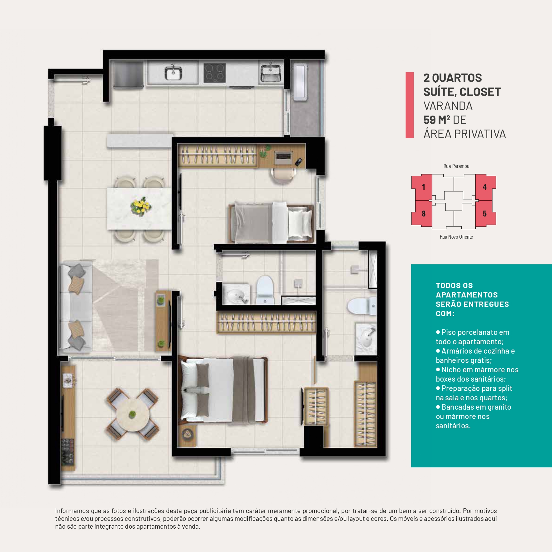 Imagem Apartamento com 2 Quartos à Venda, 54 m²em Luiz Anselmo - Salvador Imagem Apartamento com 2 Quartos à Venda, 54 m²em Luiz Anselmo - Salvador
