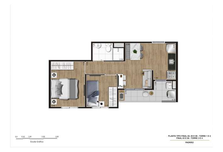 Imagem Apartamento com 2 Quartos à Venda ou Temporada, 39 m²em Várzea de Baixo - São Paulo