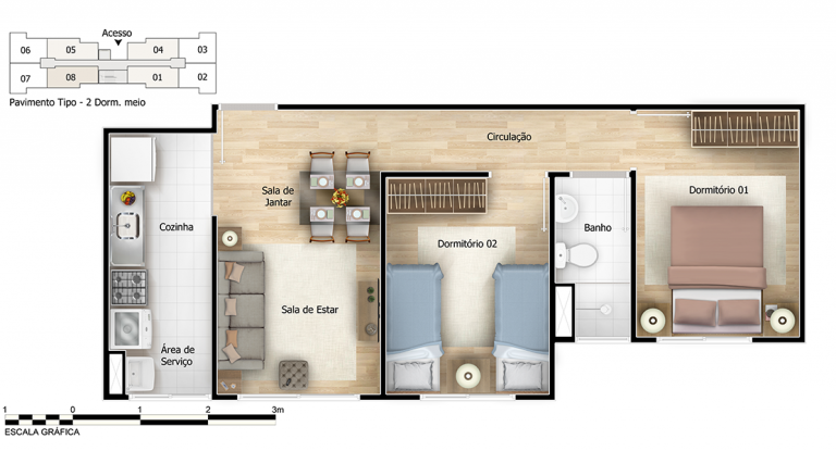 Imagem Apartamento com 2 Quartos à Venda, 42 m² em Jardim São Savério - São Paulo Imagem Apartamento com 2 Quartos à Venda, 42 m² em Jardim São Savério - São Paulo