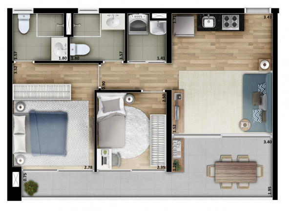 Imagem Apartamento com 3 Quartos à Venda, em Sumarezinho - São Paulo Imagem Apartamento com 3 Quartos à Venda, em Sumarezinho - São Paulo