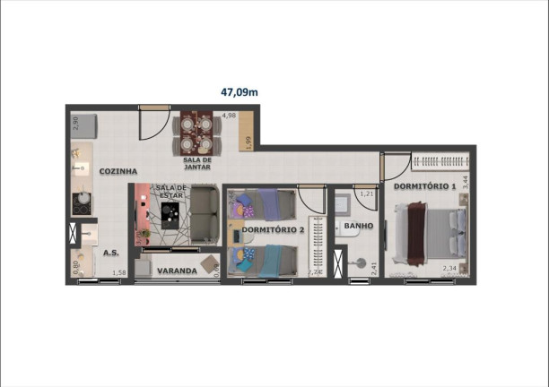 Imagem Apartamento com 2 Quartos à Venda, 62 m² em Vila Palmares - Santo André Imagem Apartamento com 2 Quartos à Venda, 62 m² em Vila Palmares - Santo André
