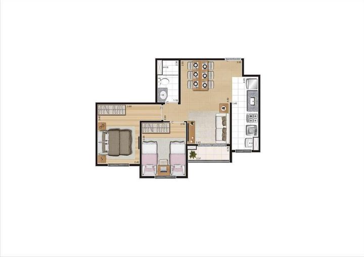 Imagem Apartamento com 2 Quartos à Venda, 49 m² em Cambuci - São Paulo Imagem Apartamento com 2 Quartos à Venda, 49 m² em Cambuci - São Paulo