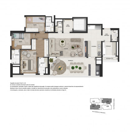 Imagem Apartamento com 3 Quartos à Venda, 143 m²em Campo Belo - São Paulo