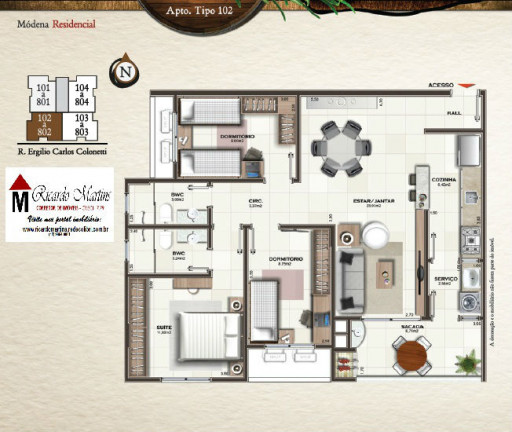 Imagem Apartamento com 3 Quartos à Venda, 94 m² em Centro - Içara Imagem Apartamento com 3 Quartos à Venda, 94 m² em Centro - Içara
