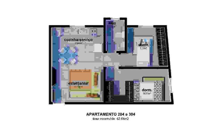 Imagem Apartamento com 2 Quartos à Venda, 45 m² em Ingleses Do Rio Vermelho - Florianópolis
