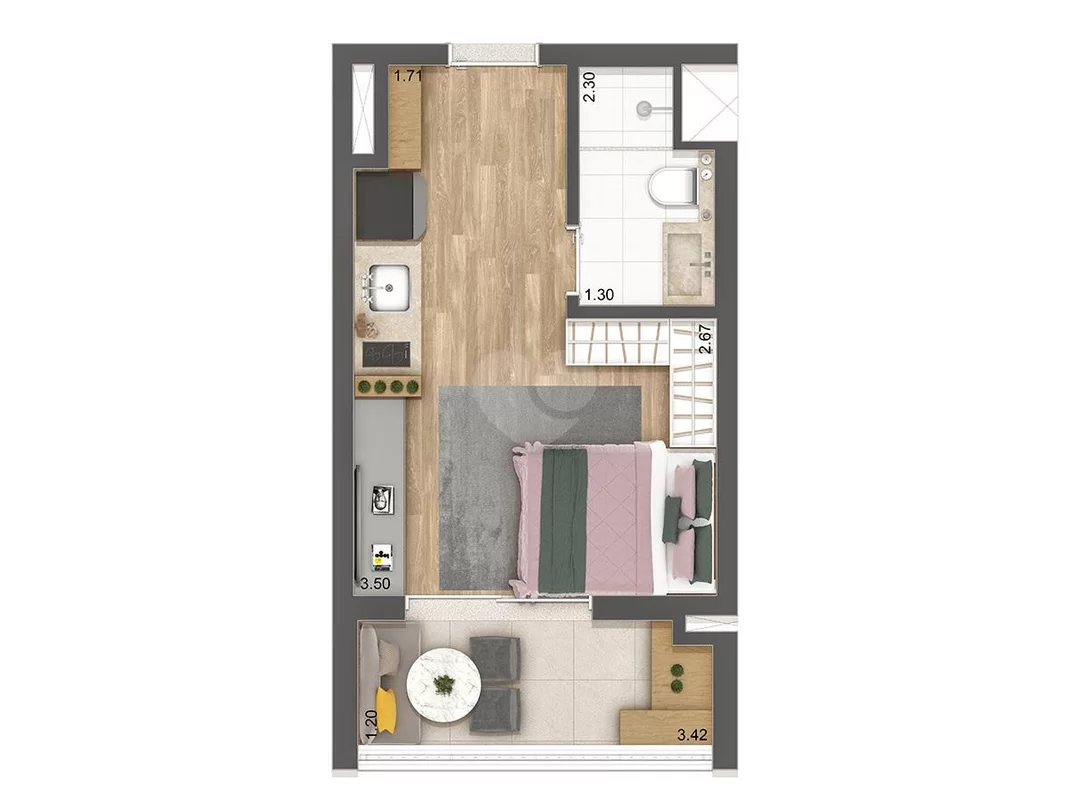 Imagem Studio à Venda, 26 m²em Tucuruvi - São Paulo