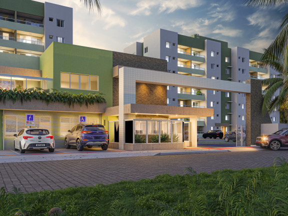 Imagem Apartamento com 2 Quartos à Venda, 59 m²em Mangabeiras - Barra dos Coqueiros