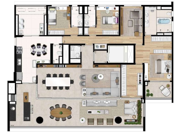 Apartamento com 4 Quartos à Venda, 271 m² em Sumarezinho - São Paulo