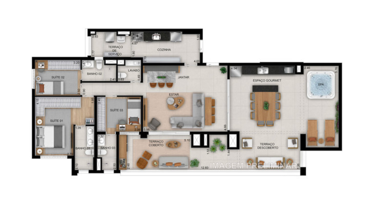 Imagem Apartamento com 3 Quartos à Venda,  em Cidade Mãe do Céu - São Paulo