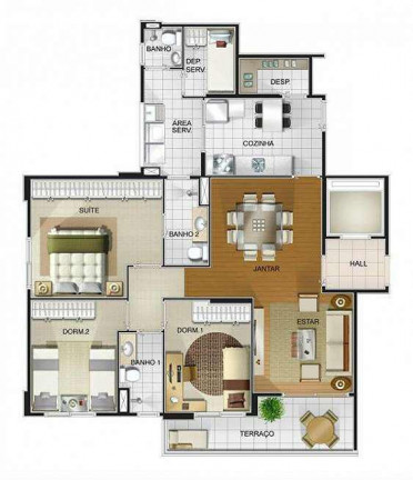 Imagem Apartamento com 3 Quartos para Alugar, 102 m² em Ipiranga - São Paulo Imagem Apartamento com 3 Quartos para Alugar, 102 m² em Ipiranga - São Paulo