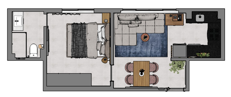 Imagem Apartamento com 1 Quarto à Venda, 35 m² em Copacabana - Rio de Janeiro