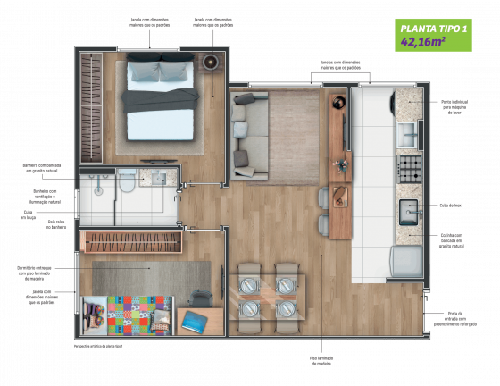 Imagem Apartamento com 2 Quartos à Venda, 39 m² em Santa Maria - Santo André Imagem Apartamento com 2 Quartos à Venda, 39 m² em Santa Maria - Santo André