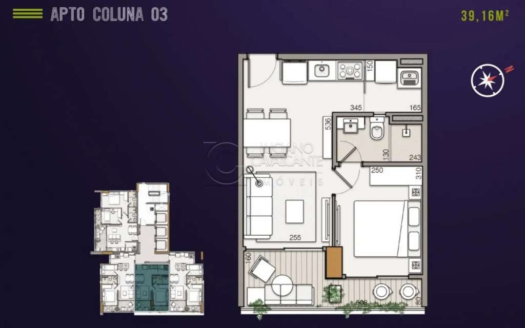 Imagem Apartamento com 2 Quartos à Venda, 45 m²em Meireles - Fortaleza