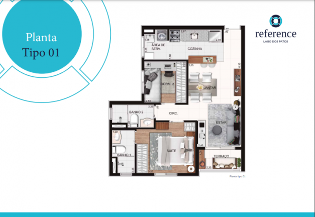 Imagem Apartamento com 2 Quartos à Venda, 46 m² em Jardim Bela Vista - Guarulhos