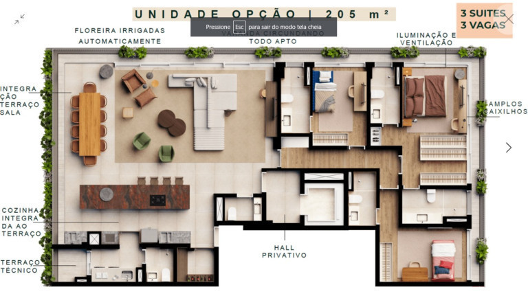 Imagem Apartamento com 4 Quartos à Venda, 205 m²em Vila Ida - São Paulo