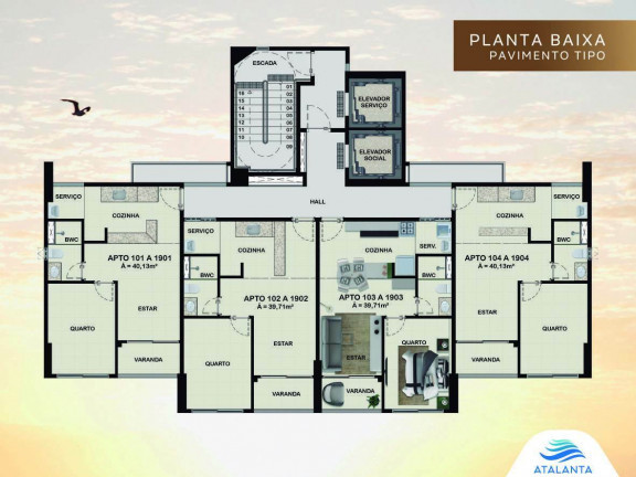 Imagem Apartamento com 1 Quarto à Venda, 40 m² em Centro - Jaboatão dos Guararapes Imagem Apartamento com 1 Quarto à Venda, 40 m² em Centro - Jaboatão dos Guararapes