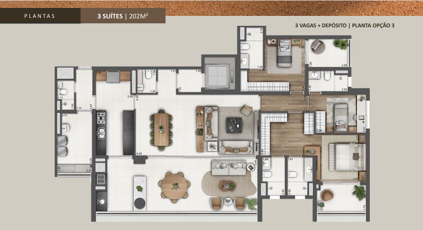 Imagem Apartamento com 4 Quartos à Venda, 201 m² em Cidade Monções - São Paulo