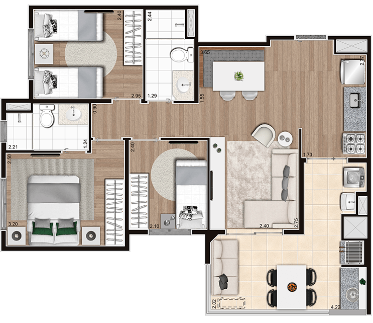 Imagem Apartamento com 3 Quartos à Venda, 67 m²em Jaguaré - São Paulo Imagem Apartamento com 3 Quartos à Venda, 67 m²em Jaguaré - São Paulo