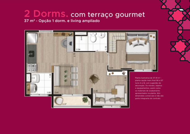 Imagem Apartamento com 2 Quartos à Venda, 37 m² em Jardim Imperador (Zona Sul) - São Paulo Imagem Apartamento com 2 Quartos à Venda, 37 m² em Jardim Imperador (Zona Sul) - São Paulo