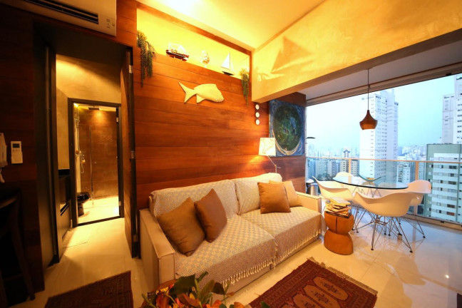 Imagem Apartamento com 1 Quarto para Alugar,  em Cidade Monções - São Paulo