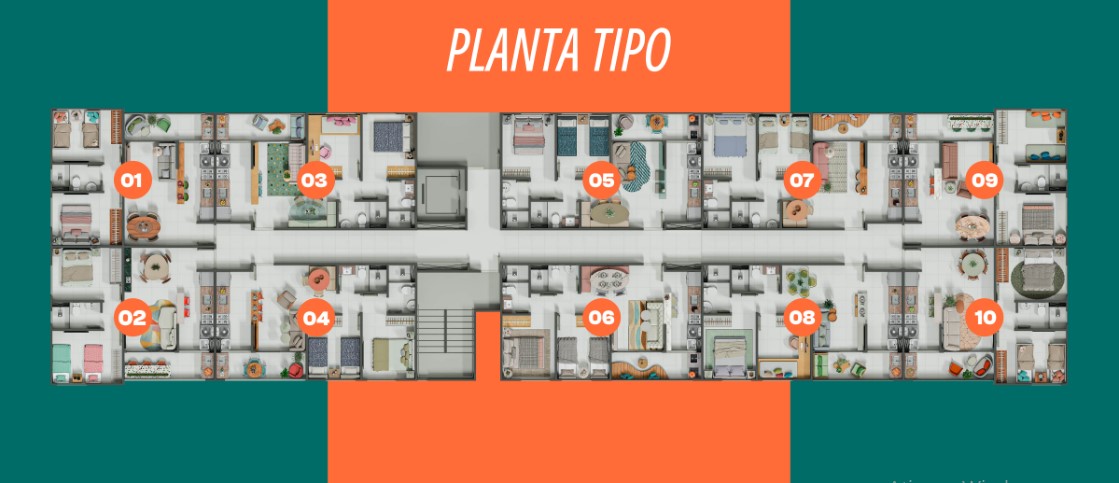 Imagem Apartamento com 2 Quartos à Venda, 47 m² em FRAGOSO  - Olinda 