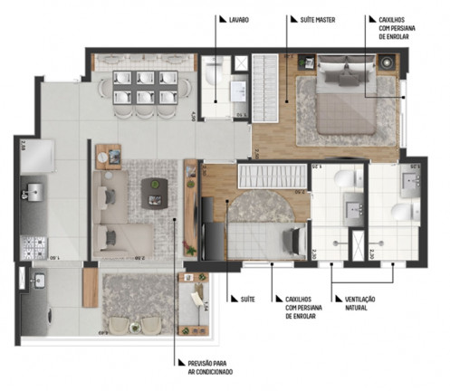 Imagem Apartamento com 3 Quartos à Venda, 66 m² em Indianópolis - São Paulo