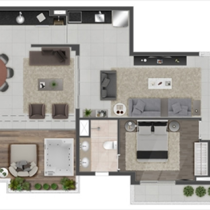 Imagem Edifício Residencial com 3 Quartos à Venda, 73 m² em Cerqueira César - São Paulo