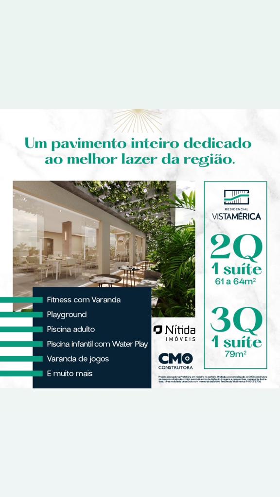Imagem Apartamento com 2 Quartos à Venda, 61 m²em Jardim América - Goiânia Imagem Apartamento com 2 Quartos à Venda, 61 m²em Jardim América - Goiânia