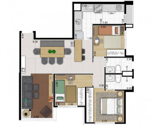 Imagem Apartamento com 3 Quartos à Venda, 76 m² em Saúde - São Paulo Imagem Apartamento com 3 Quartos à Venda, 76 m² em Saúde - São Paulo