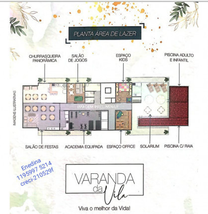 Imagem Apartamento com 2 Quartos à Venda, 69 m² em Chácara Seis de Outubro - São Paulo