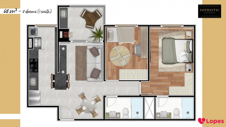 Imagem Apartamento com 3 Quartos à Venda, 83 m² em Casa Branca - Santo André Imagem Apartamento com 3 Quartos à Venda, 83 m² em Casa Branca - Santo André
