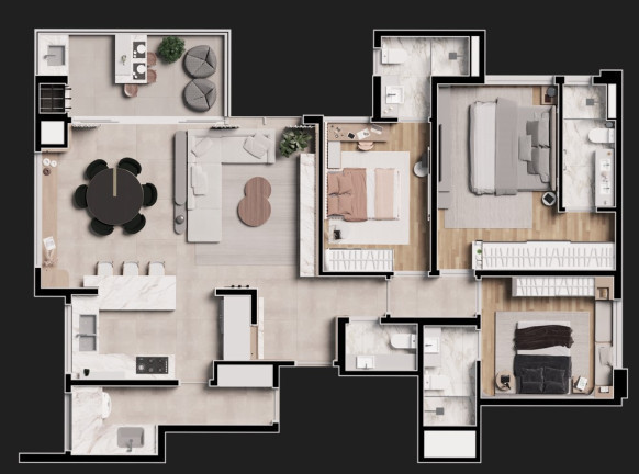 Imagem Apartamento com 3 Quartos à Venda,  em Vila Izabel - Curitiba