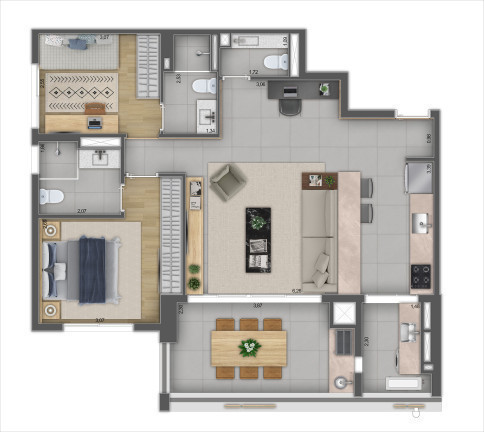 Imagem Apartamento com 2 Quartos à Venda, 71 m² em Pinheiros - São Paulo