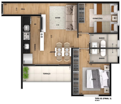 Imagem Apartamento com 2 Quartos à Venda, 56 m² em Tucuruvi - São Paulo