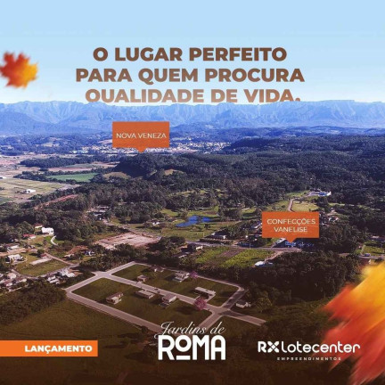 Imagem Terreno à Venda, em Caravággio - Nova Veneza Imagem Terreno à Venda, em Caravággio - Nova Veneza