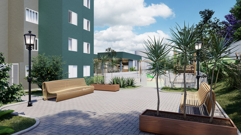 Imagem Apartamento com 2 Quartos à Venda, 44 m² em Residencial Cosmos - Campinas