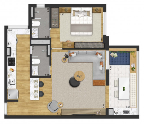Imagem Apartamento à Venda, 40 m² em Vila Leopoldina - São Paulo