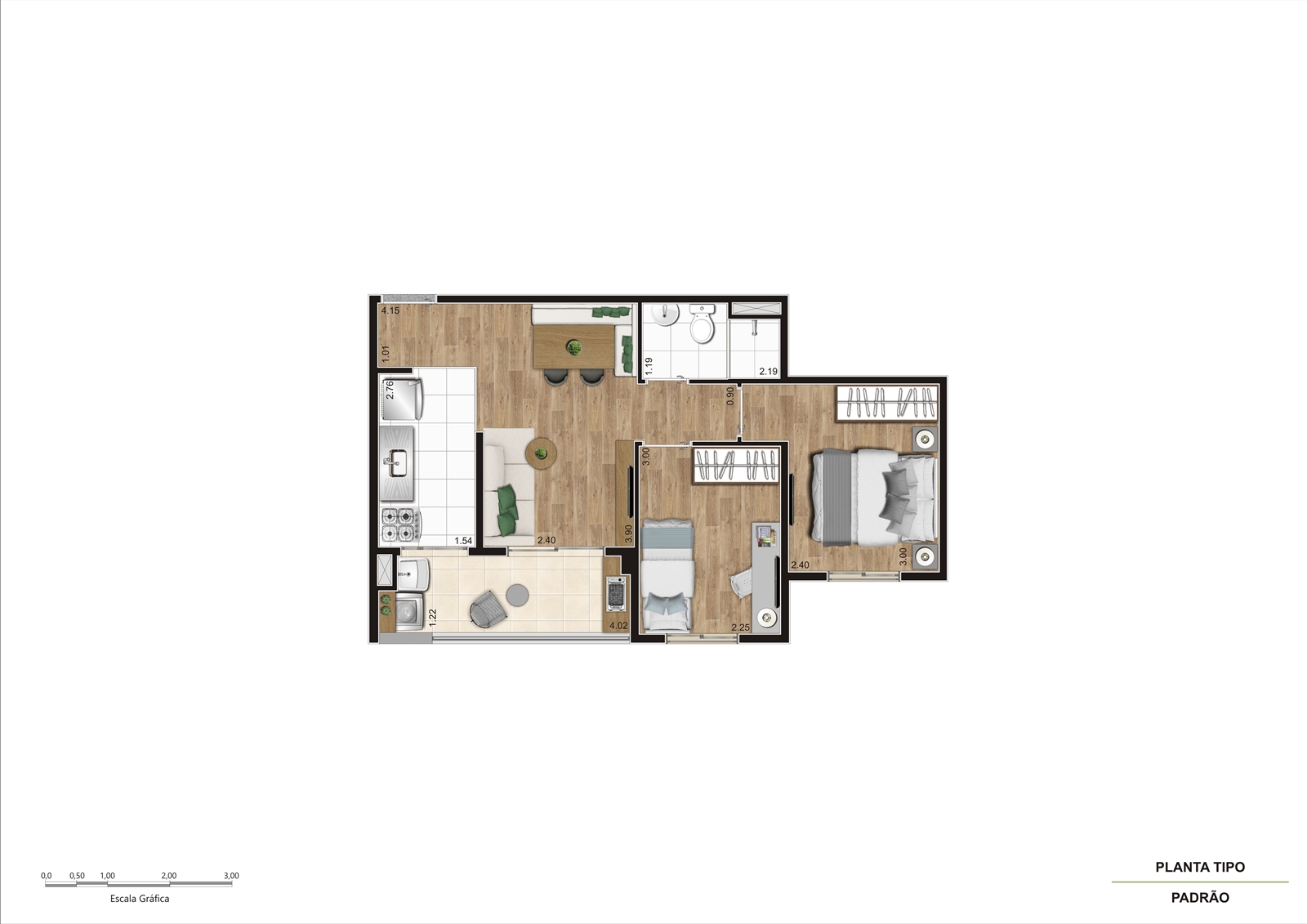 Imagem Apartamento com 2 Quartos à Venda, 47 m²em Vila Moraes - São Paulo