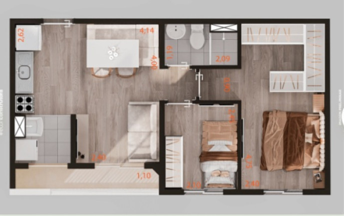 Imagem Apartamento com 2 Quartos à Venda ou Temporada, 38 m²em Jardim das Graças - São Paulo