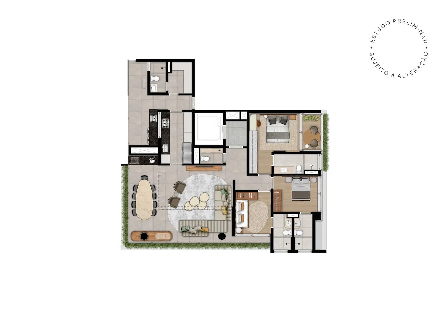 Imagem Apartamento com 4 Quartos à Venda, 194 m²em Moema - São Paulo