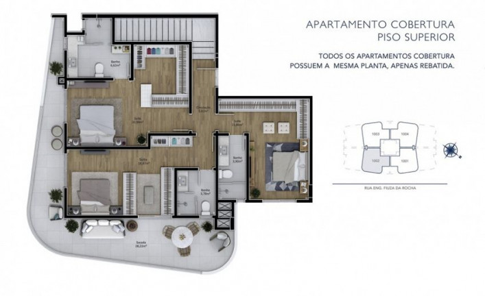 Imagem Apartamento com 4 Quartos à Venda, 208 m² em Lote Seis - Criciúma Imagem Apartamento com 4 Quartos à Venda, 208 m² em Lote Seis - Criciúma