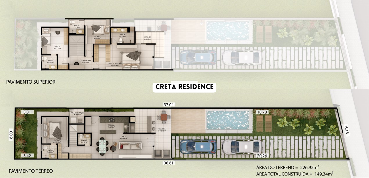 Casa com 4 Quartos à Venda, 149 m²em COITÉ - EUSEBIO 