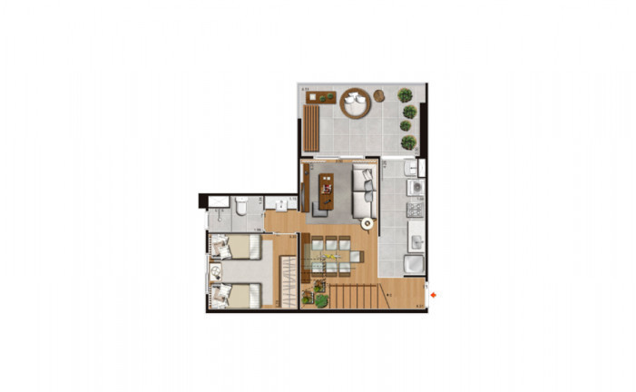 Imagem Apartamento com 2 Quartos à Venda, 66 m²em José Menino - Santos