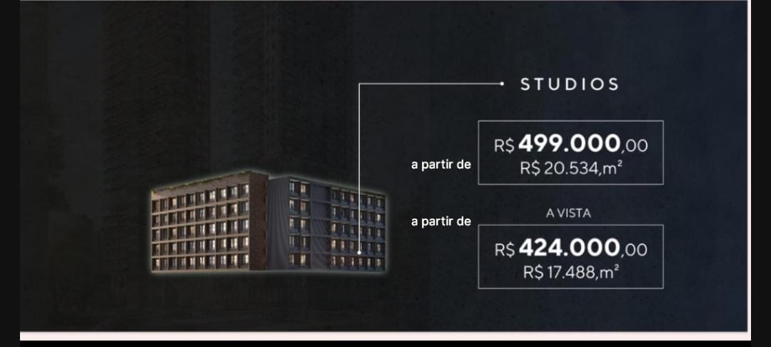 Imagem Studio à Venda, 24 m²em Ibirapuera - São Paulo Imagem Studio à Venda, 24 m²em Ibirapuera - São Paulo