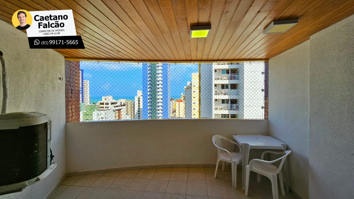 Imagem Apartamento com 3 Quartos à Venda, 124 m²em Tambaú - João Pessoa