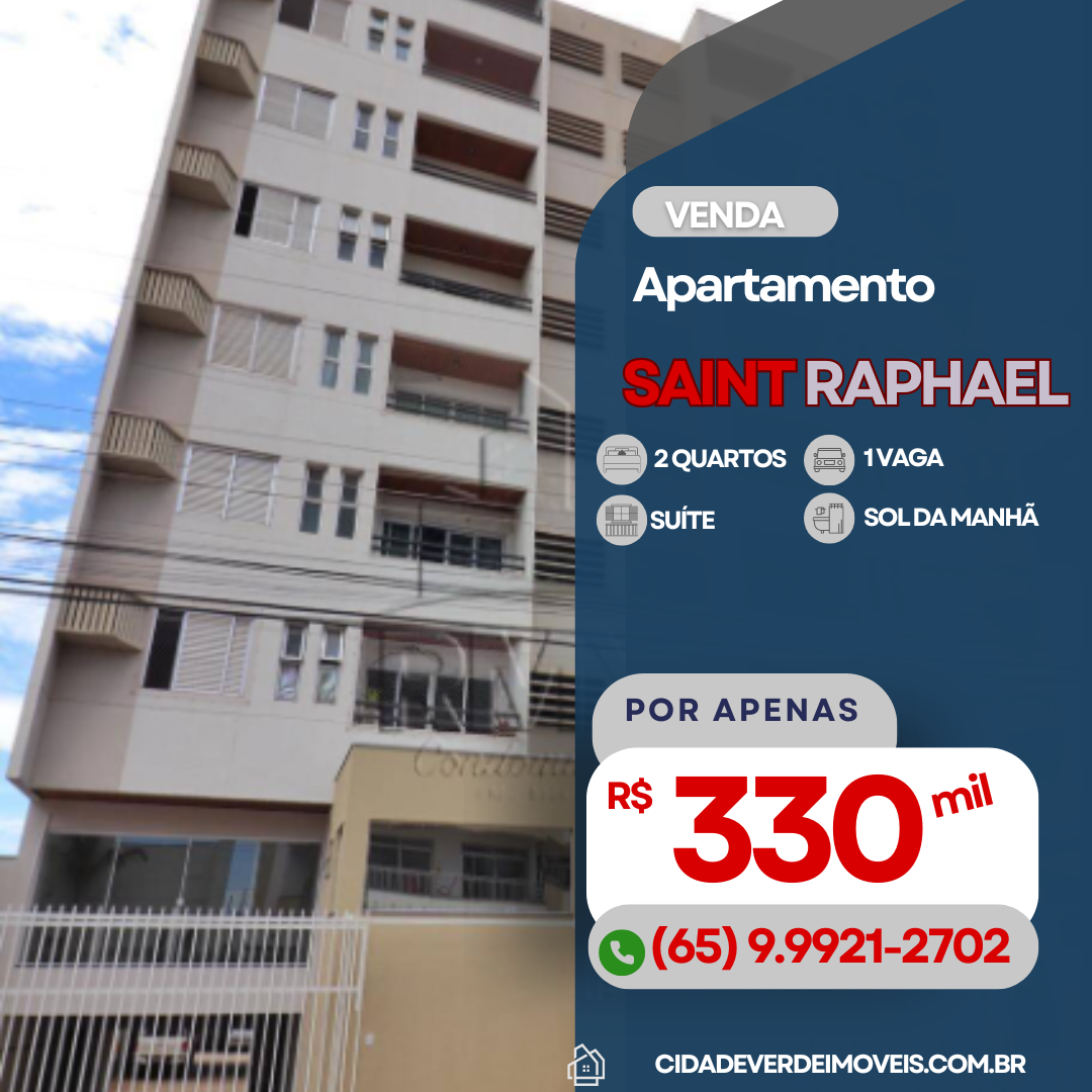 Apartamento com 1 Quarto à Venda, 69 m²em Quilombo - Cuiabá