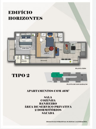 Imagem Apartamento com 2 Quartos à Venda,  em Vila Ré - São Paulo