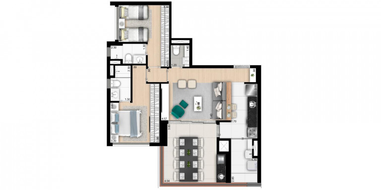 Imagem Apartamento com 3 Quartos à Venda, 107 m² em Vila Anglo Brasileira - São Paulo Imagem Apartamento com 3 Quartos à Venda, 107 m² em Vila Anglo Brasileira - São Paulo