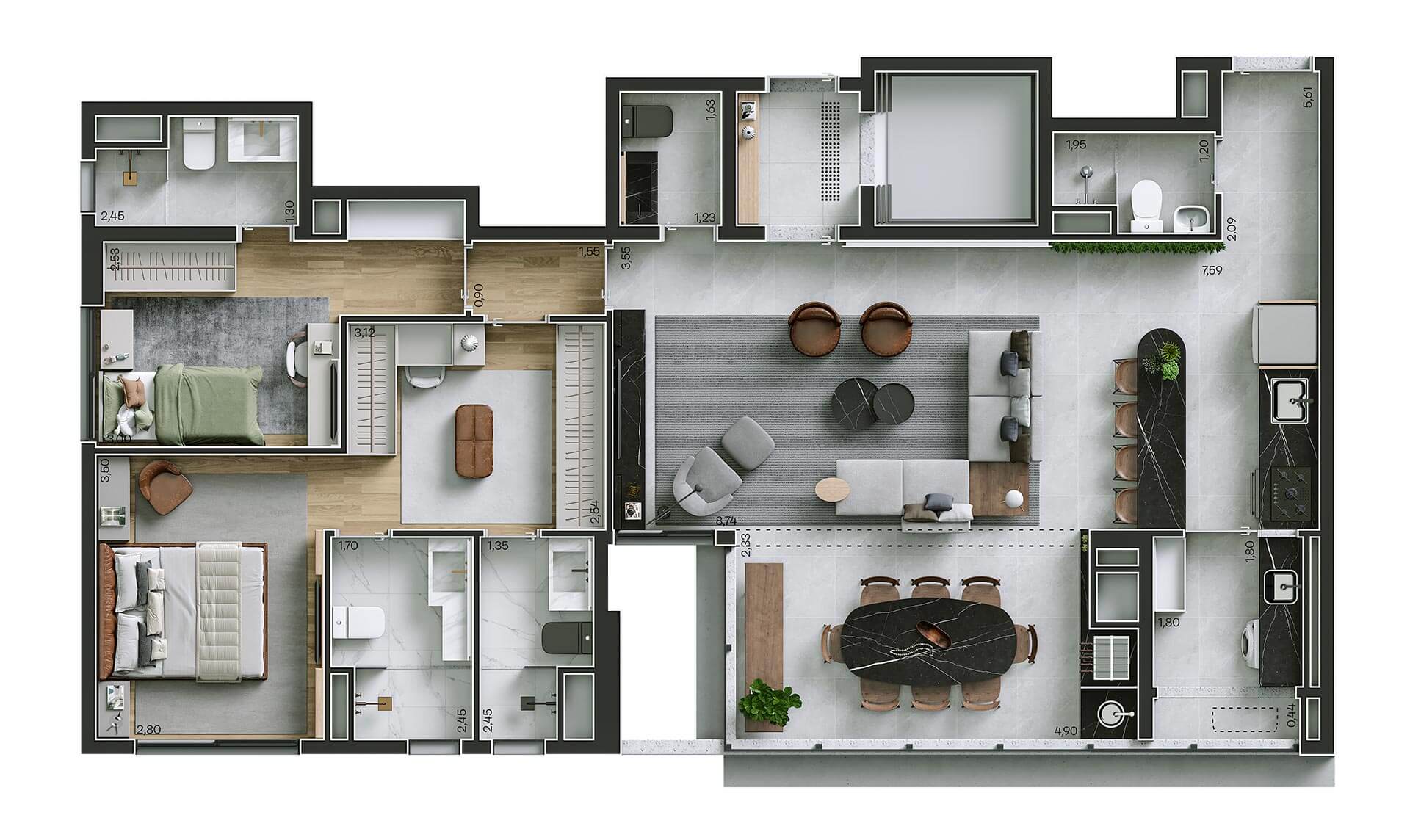 Imagem Apartamento com 3 Quartos à Venda, 110 m²em Água Branca - São Paulo Imagem Apartamento com 3 Quartos à Venda, 110 m²em Água Branca - São Paulo