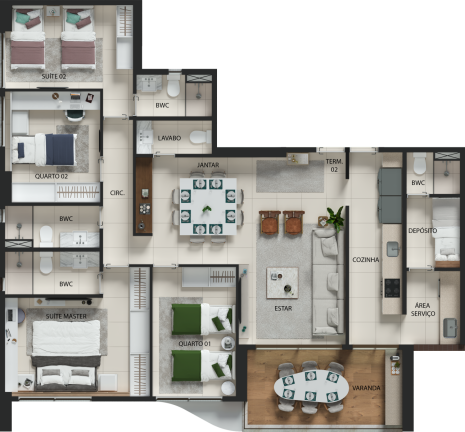 Imagem Apartamento com 4 Quartos à Venda, 131 m² em Boa Viagem - Recife Imagem Apartamento com 4 Quartos à Venda, 131 m² em Boa Viagem - Recife